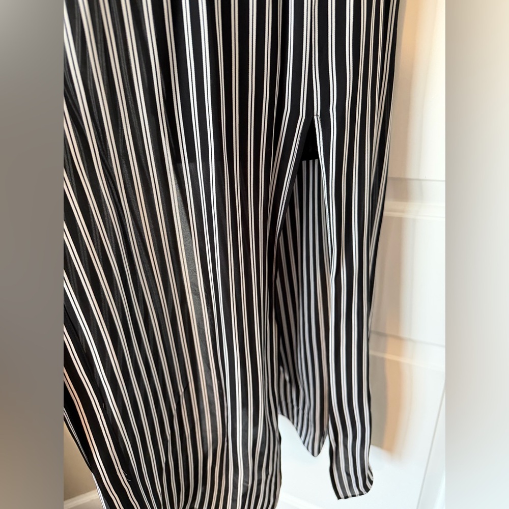 NWOT Michael Kors silk blend striped maxi dress - Picture 8 of 16